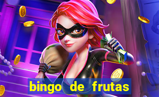 bingo de frutas para imprimir pdf